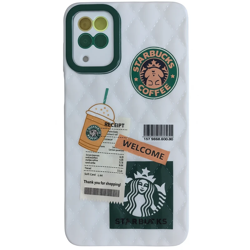 کاور مدل STARBUCKS مناسب برای گوشی موبایل سامسونگ Galaxy A12/M12/F12