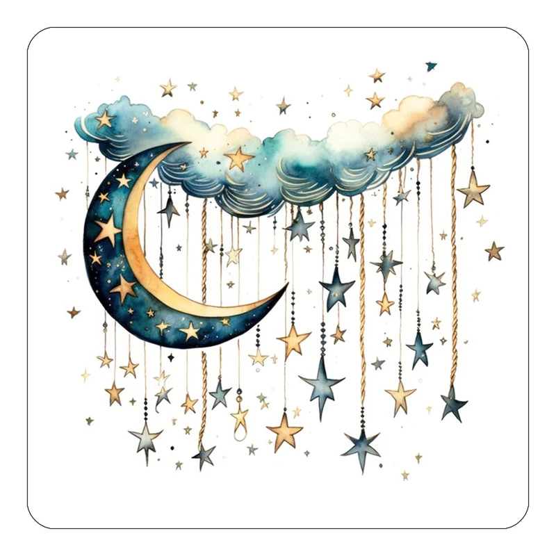 مگنت کاکتی طرح ماه و ستاره مدل mp55055