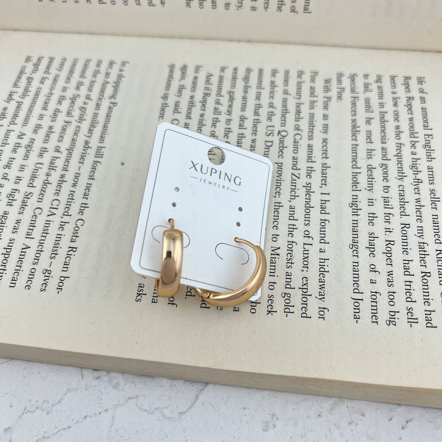 گوشواره زنانه ژوپینگ مدل E4890 -  - 2