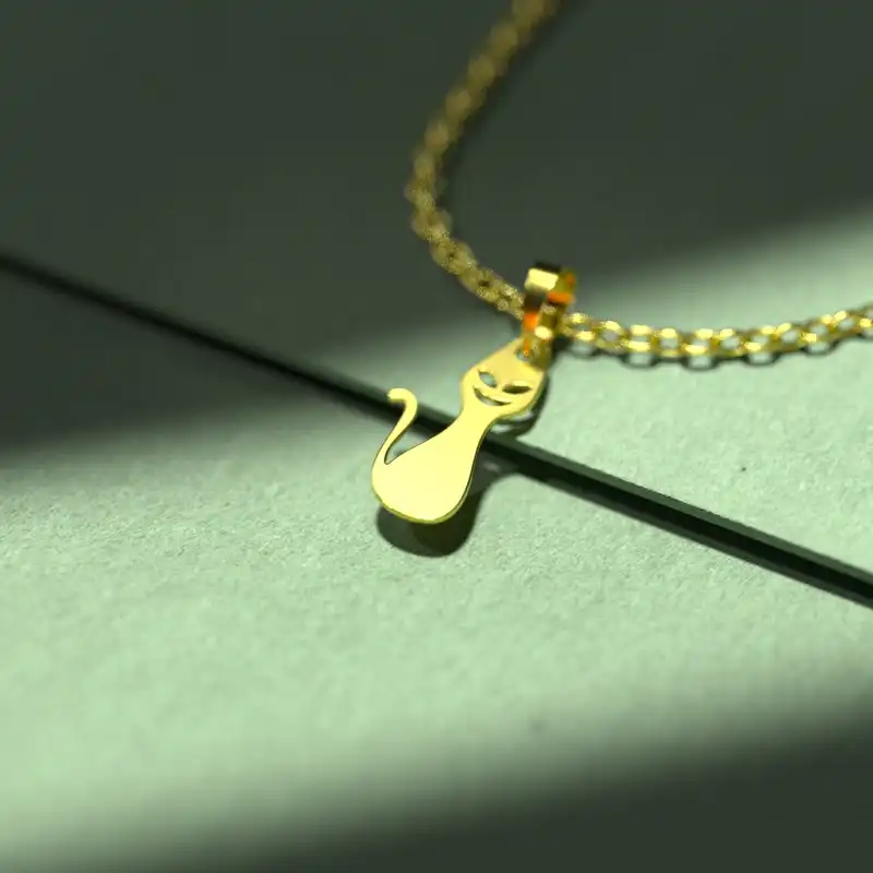 گردنبند طلا 18 عیار زنانه مدوپد مدل هالووین کد G3-1-1061