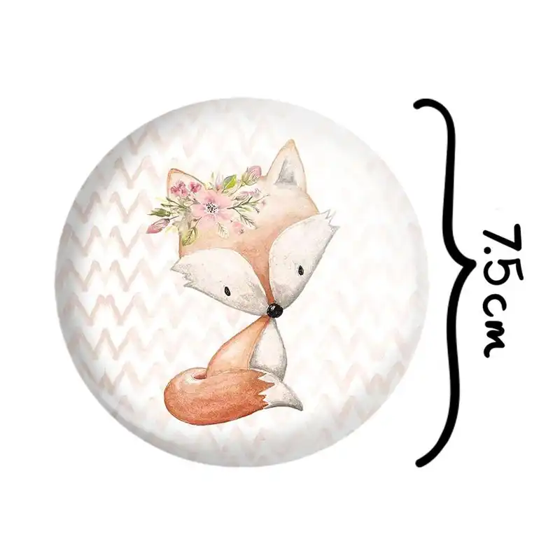 آینه جیبی خندالو طرح روباه  کد 5089