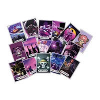 استیکر مدل وان پیس طرح لوفی تحت تعقیب کد&nbsp;km-wanted- 357 مجموعه 16 عددی