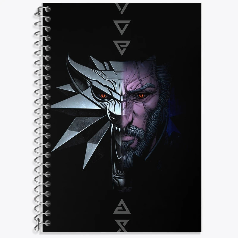 دفتر لغت 50 برگ خندالو طرح ویچر کد F2407