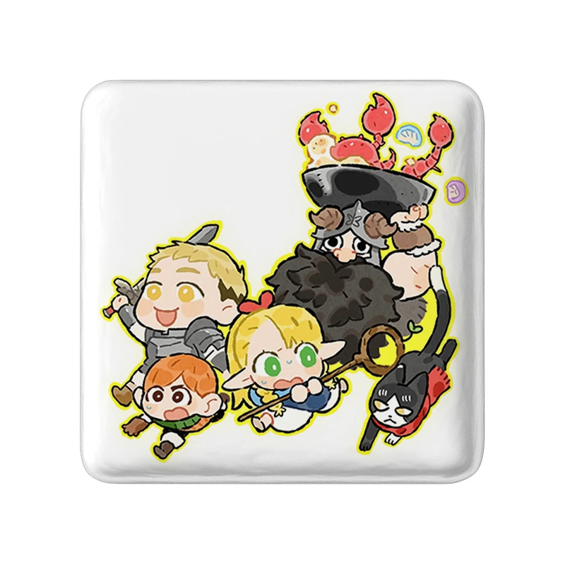 پیکسل خندالو طرح انیمه خوشمزه در سیاه چال مدل مربعی کد 35890