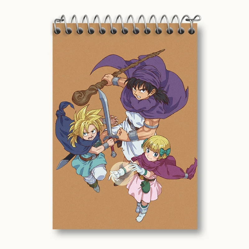 دفتر یادداشت 50 برگ خندالو مدل بازی دراگون کوئست (Dragon Quest) کد 35254