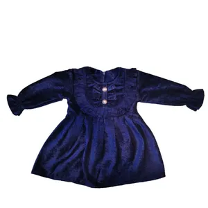 پیراهن دخترانه مدل چین دار