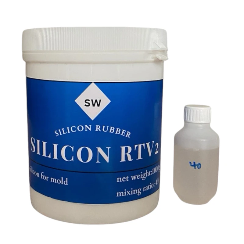 سیلیکون قالب گیری مدل rtv-2 وزن 1000 گرم به همراه هاردنر