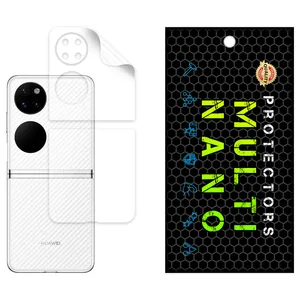 Multi Nano X-F1T Model Nano Hydrogel Clear Back Protector Suitable For Huawei P50 Pocket Mobile Phone