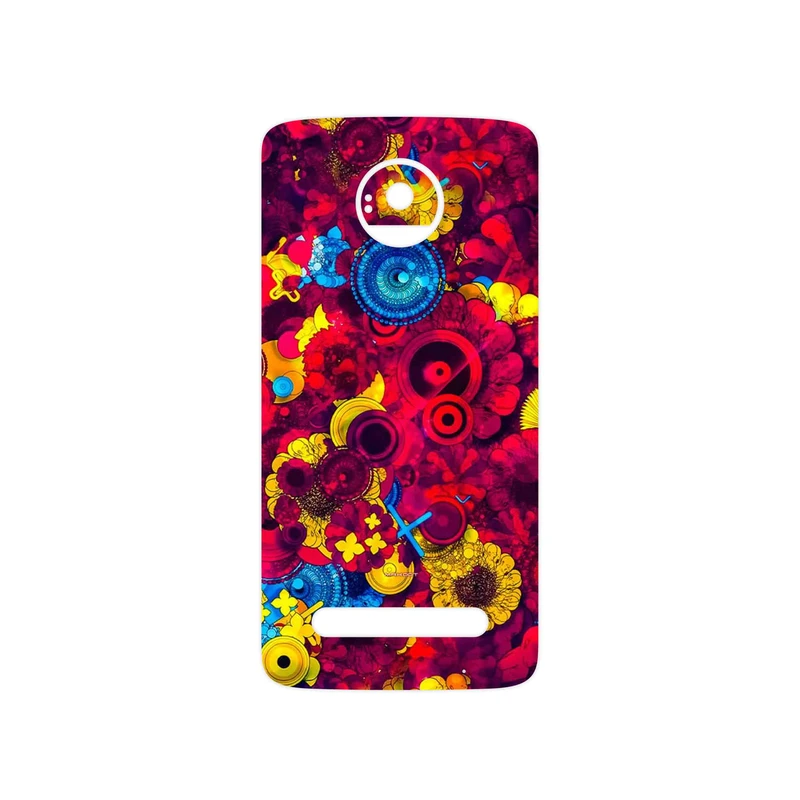 برچسب پوششی ماهوت مدل Vector Flower Garden Digital Art مناسب برای گوشی موبایل موتورولا Moto Z2 Play
