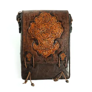 کیف دوشی دست دوز زنانه مدل گل رز