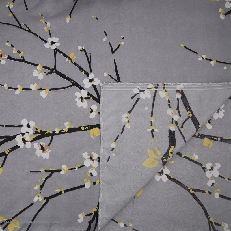 ملحفه ناتوسا مدل کشدار کد شکوفه یک نفره سایز 90x200 سانتی متر