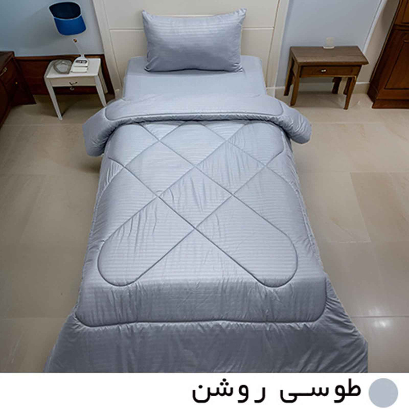 لحاف مانیکاهوم مدل هتلی  parallel plusیک نفره سایز 230×150 سانتی‌ متر