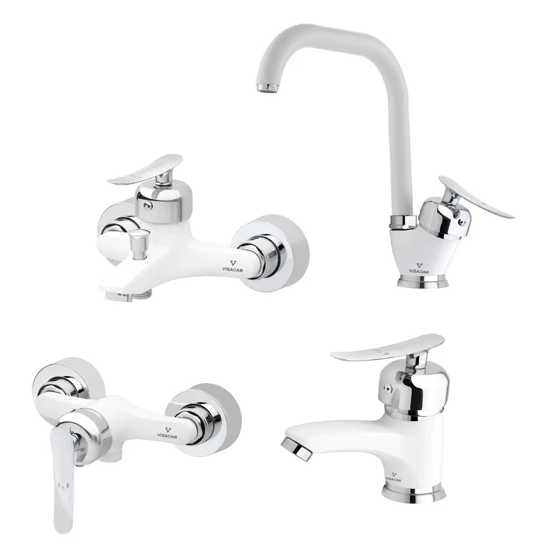 ست شیرآلات ویسادار مدل هرمس مجموعه 4 عددی