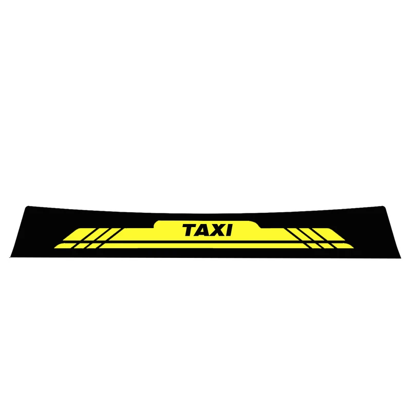 برچسب آفتابگیر شیشه جلو مدل TAXI SAM01 مناسب برای سمند