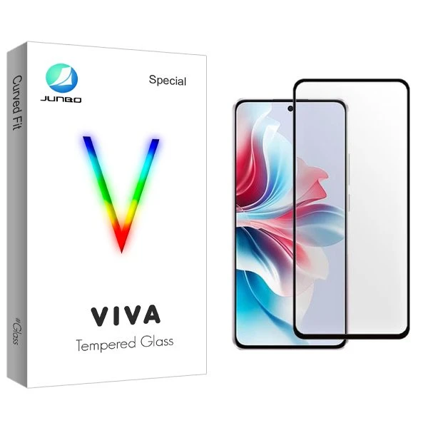 محافظ صفحه نمایش شیشه ای جانبو مدل Viva مناسب برای گوشی موبایل اوپو Reno 11F