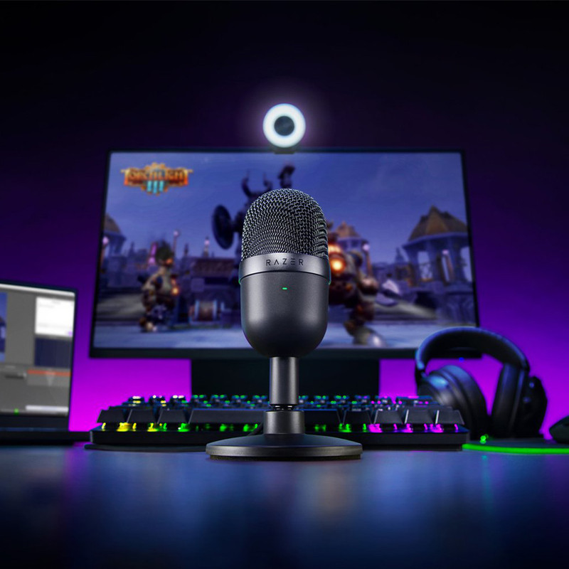 خرید و قیمت میکروفن کندانسر ریزر مدل Seiren mini