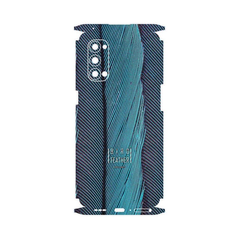 برچسب پوششی ماهوت مدل Turquoise feathers-FullSkin مناسب برای گوشی موبایل اپو Reno4 Pro 5G