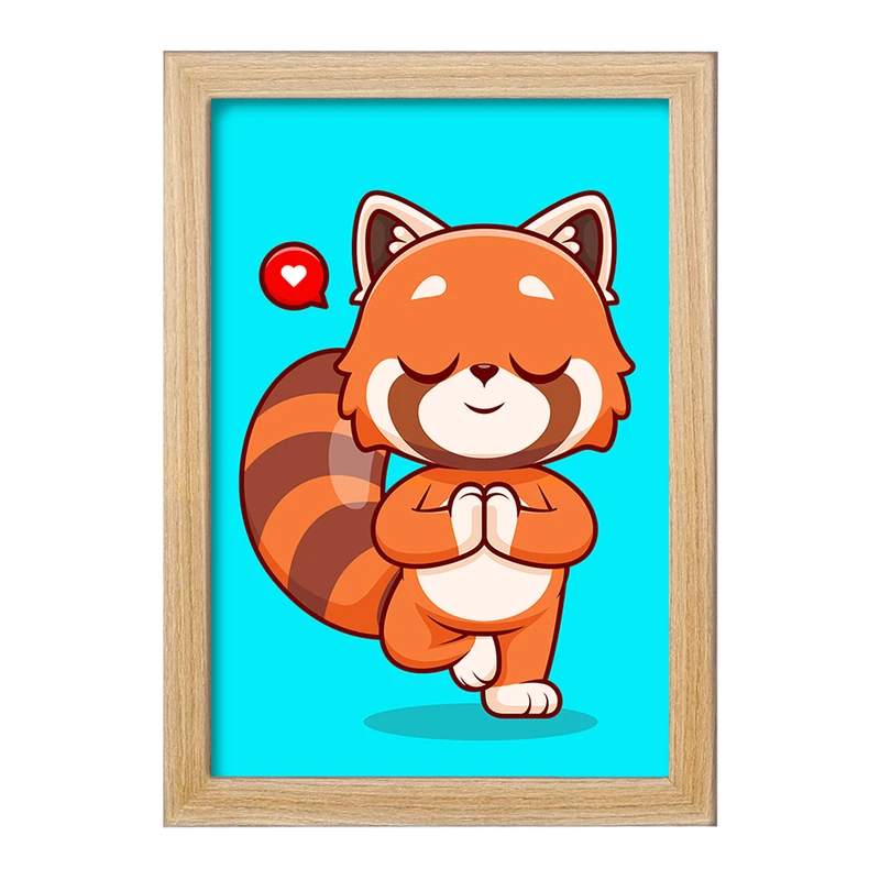 تابلو خندالو مدل حیوانات بامزه پاندا کد 29445