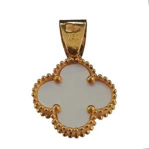 آویز گردنبند طلا 18 عیار زنانه مدل هورنفلس کد 03