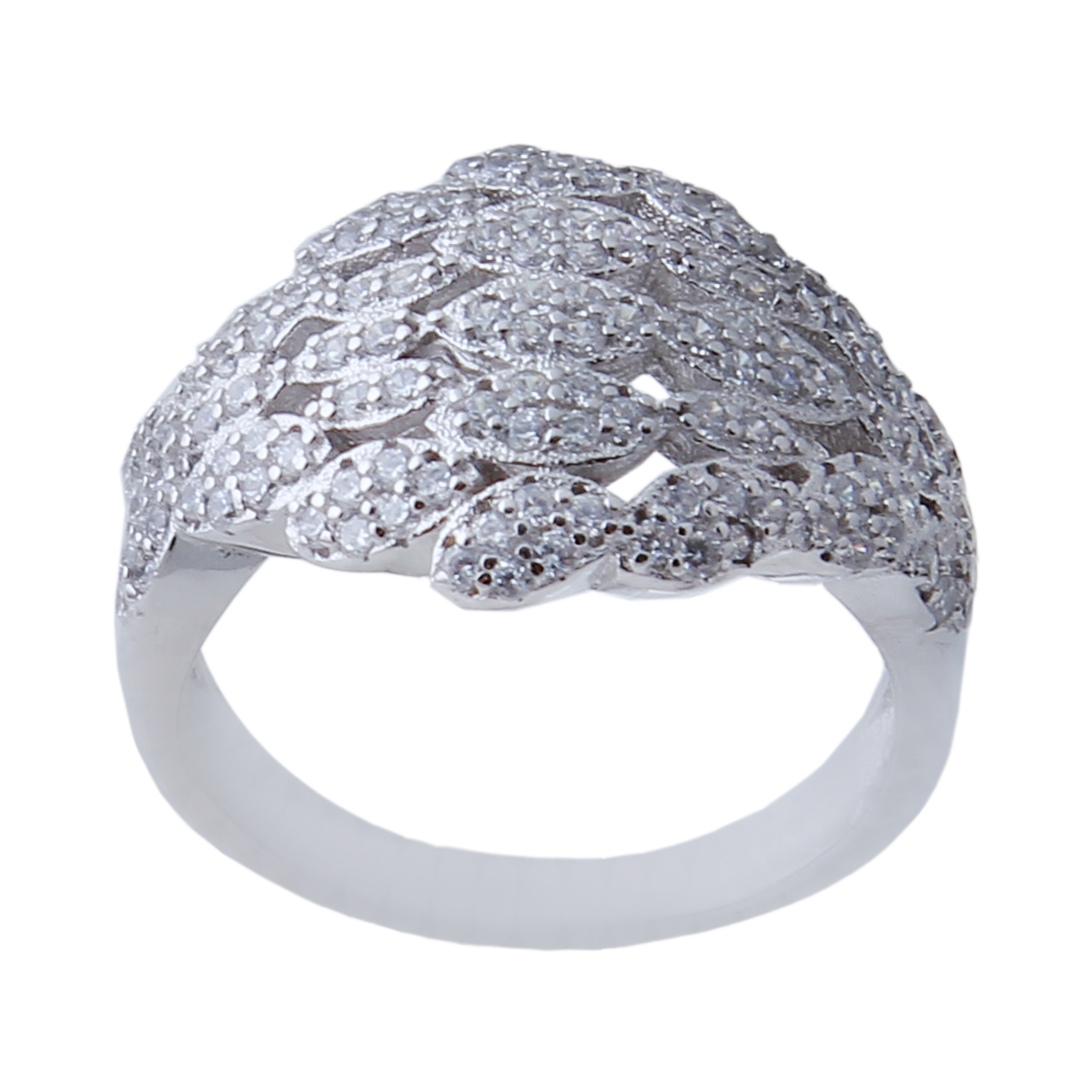   انگشتر نقره زنانه بازرگانی میلادی کد AWR_649