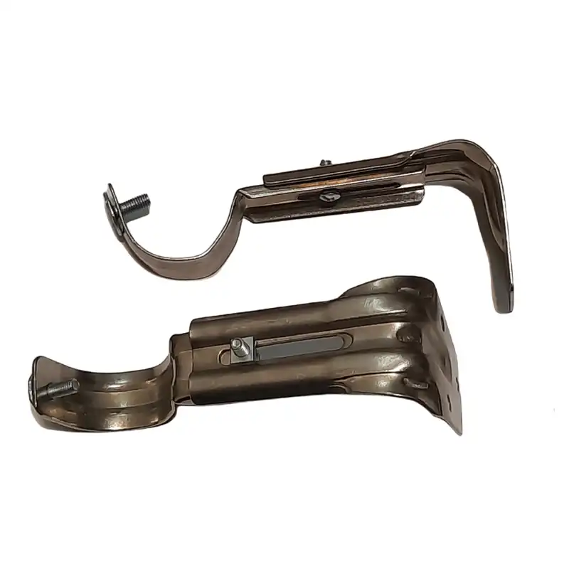 پایه نگهدارنده میله پرده مدل دیواری D2 بسته 2 عددی