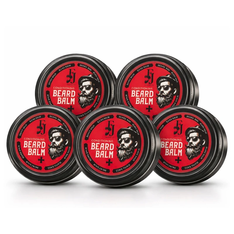 کرم نرم کننده ریش و سبیل افجه مدل Balm05 مناسب برای انواع مو با حجم 50 میلی‌لیتر مجموعه 5 عددی