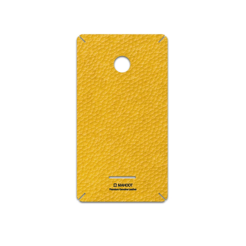 برچسب پوششی ماهوت مدل Mustard-Leather مناسب برای گوشی موبایل مایکروسافت Lumia 532
