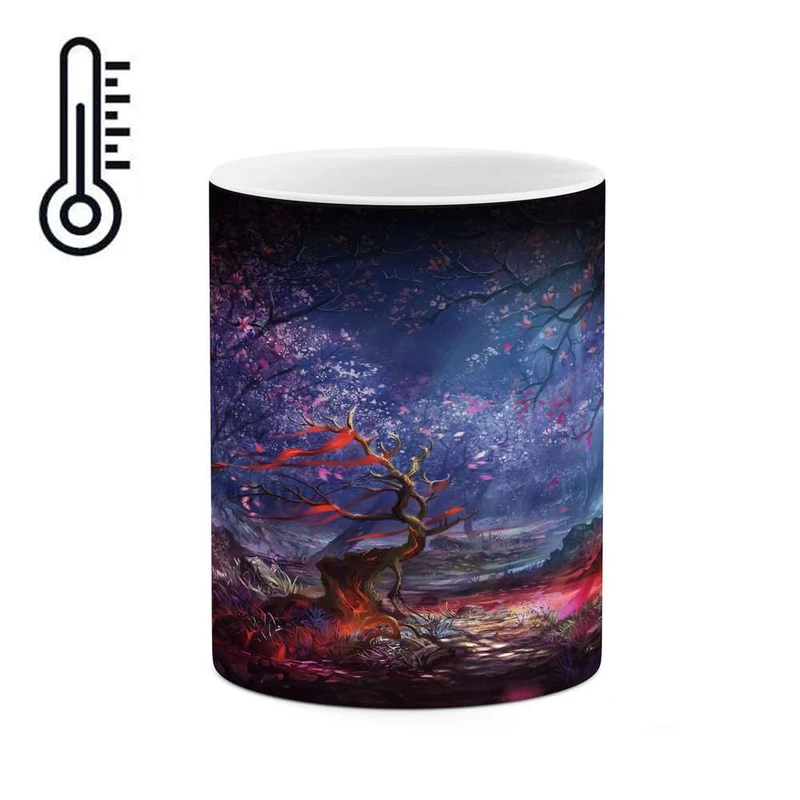 ماگ حرارتی کاکتی مدل انیمه کد mgh17630