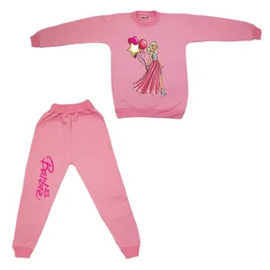 ست سویشرت و شلوار دخترانه مدل باربی