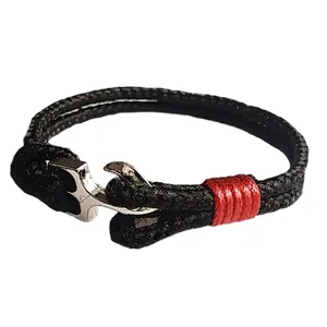 دستبند مردانه مدل پاراکورد لنگر کد 10020