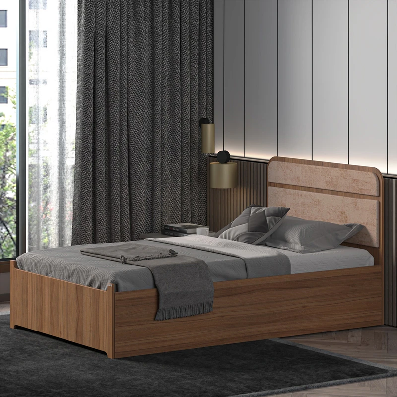 تخت خواب ملامینه یک نفره اعیان مدل FH951 سایز 120x200 سانتی متر