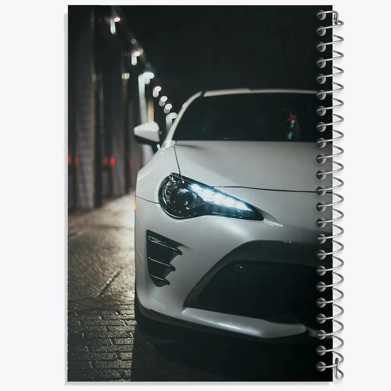 دفتر ژورنال نویسی 50 برگ خندالو مدل نقطه ای طرح ماشین اسپرت Sport Car کد 28737
