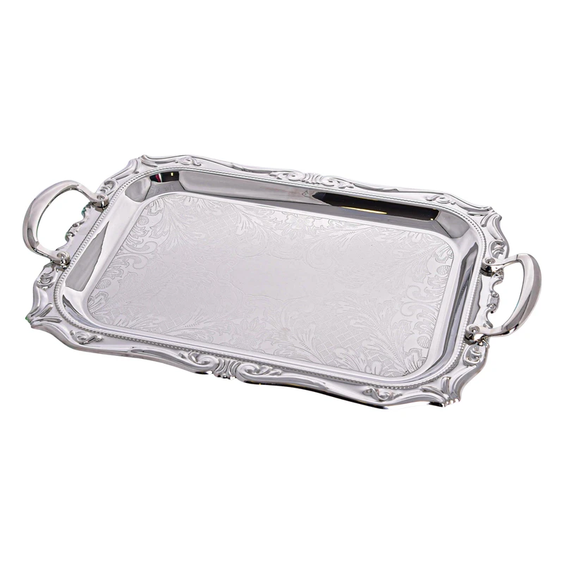 سینی دسته دار یونیک کد 02 - 4021 سایز 28*44 سانتی متر