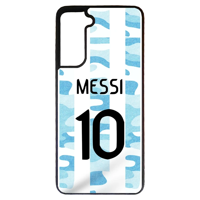 کاور طرح پیراهن لیونل مسی مناسب برای گوشی موبایل سامسونگ galaxy s22 plus