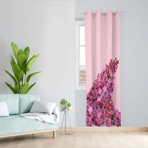 پرده طرح گل مدل مخمل پانچی کد 5225L z سایز 140x200 سانتی متر