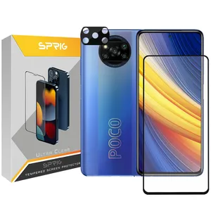 Sprig 3D-FU camera lens protector for Xiaomi Poco X3 / X3 NFC / X3 Pro with screen protector