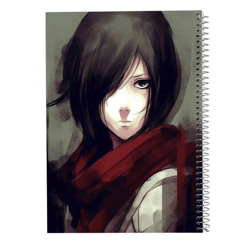 دفتر ژورنال نویسی 50 برگ مدوپد مدل نقطه ای طرح Attack on Titan کد DF10390