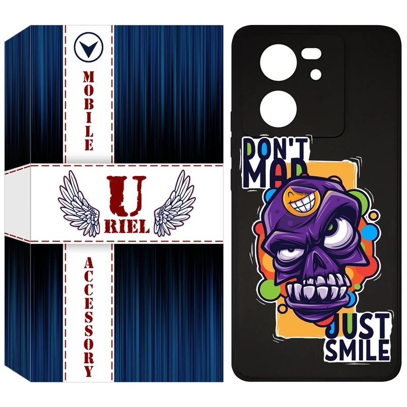 کاور یوریل مدل KSH کد 33 طرح Smile مناسب برای گوشی موبایل شیائومی 13T / 13T Pro / Redmi K60 Ultra