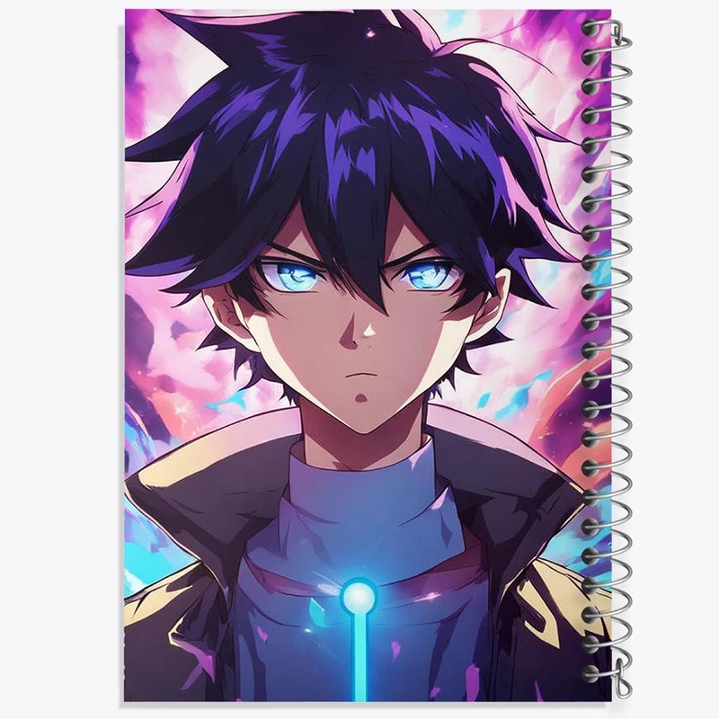 دفتر نقاشی 50 برگ خندالو طرح پسر انیمه ای کد F2089