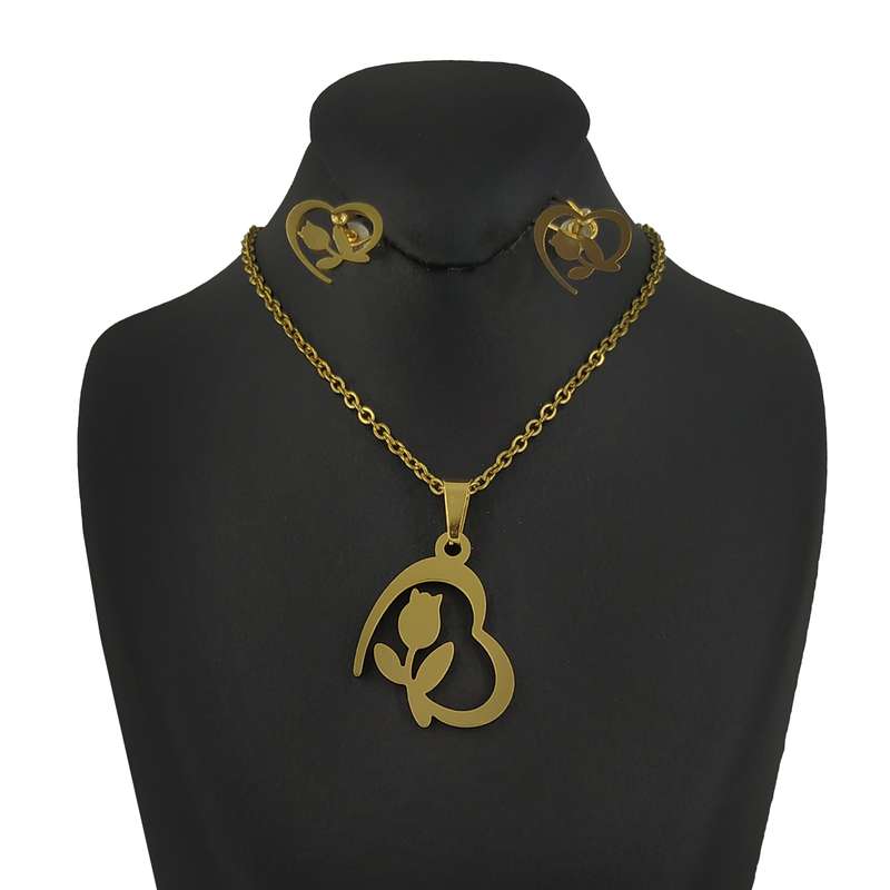 نیم ست زنانه مدل قلب و گل نیم ست زنانه مدل قلب و گل