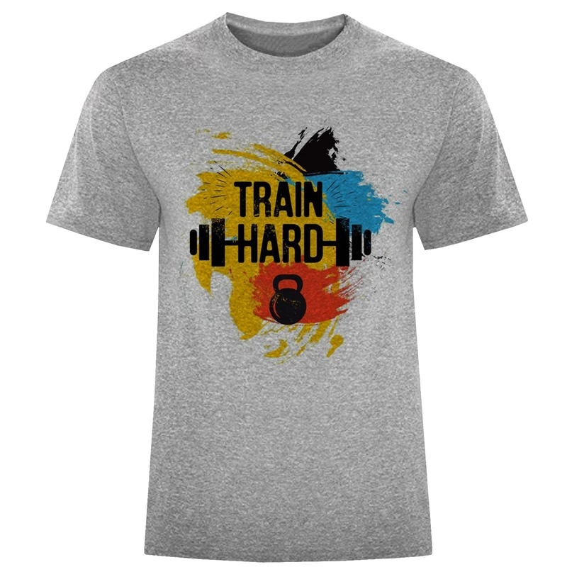 تی شرت آستین کوتاه مردانه مدل D1443 HARD