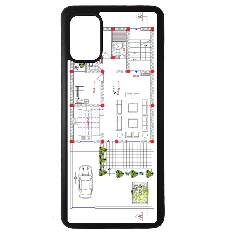 کاور طرح نقشه کد 110646 مناسب برای گوشی موبایل سامسونگ galaxy s20