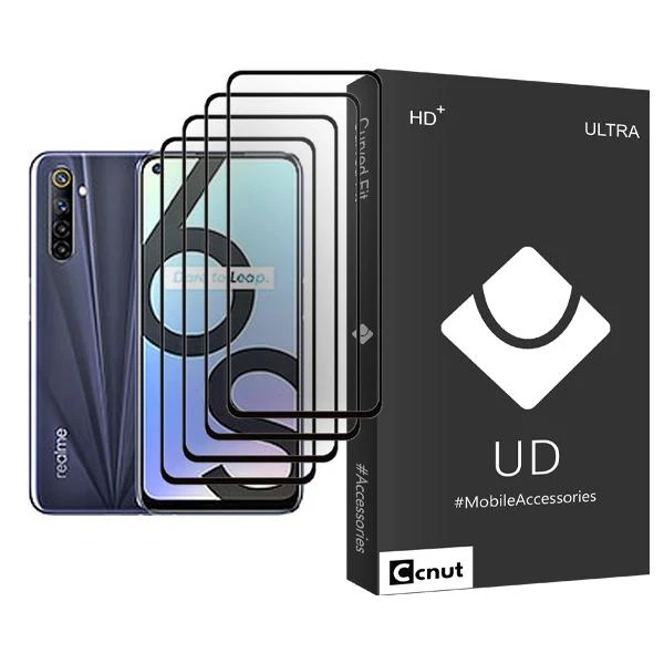 محافظ صفحه نمایش کوکونات مدل UDB Ultra MIX004 مناسب برای گوشی موبایل ریلمی 6S بسته چهار عددی