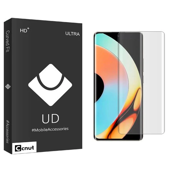 محافظ صفحه نمایش کوکونات مدل UDB UV مناسب برای گوشی موبایل ریلمی 10 Pro Plus