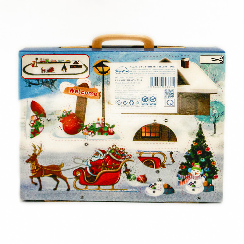 قطار بازی مدل کلاسیک طرح Merry Christmas