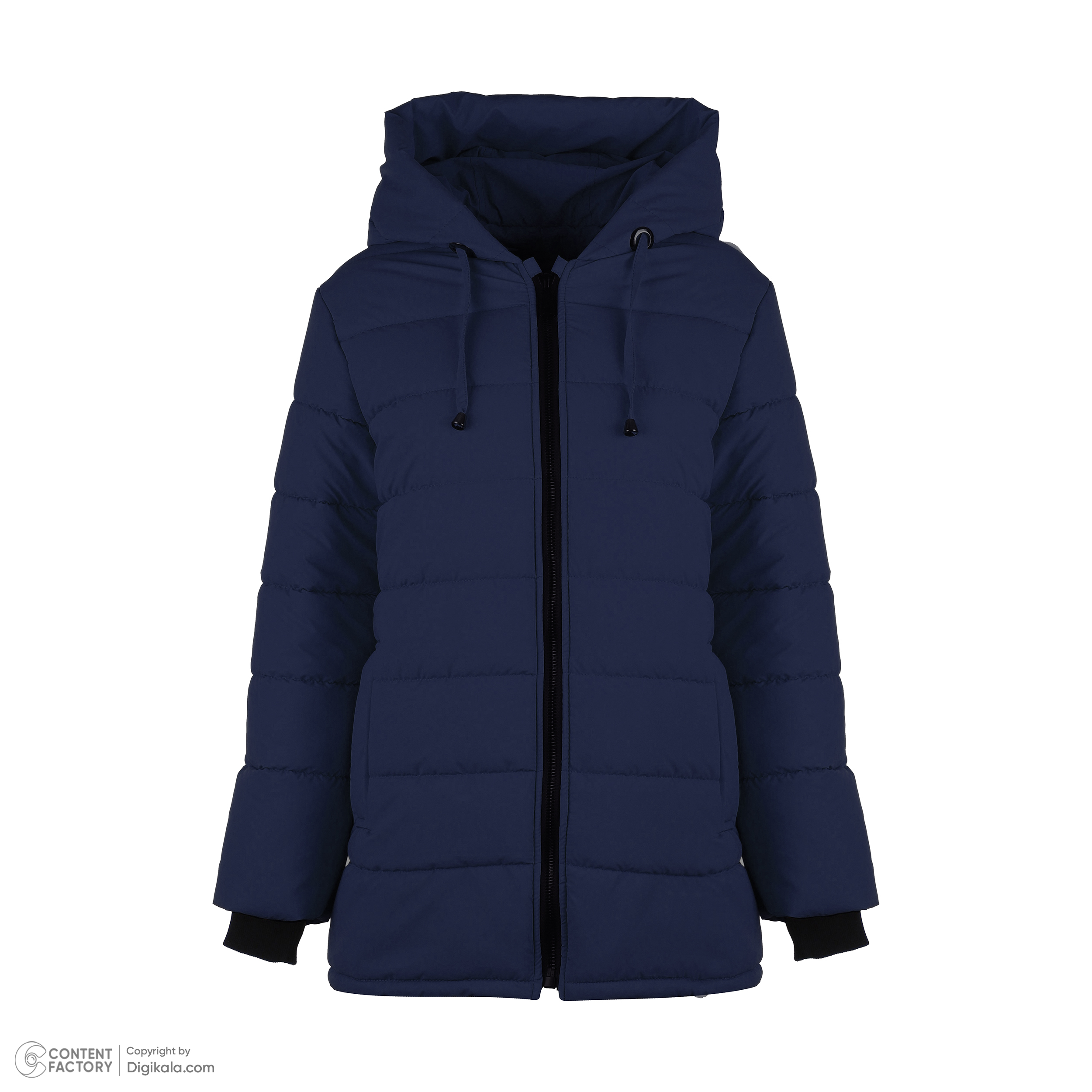 کاپشن زنانه عصر جدید مدل 3043-1 رنگ سرمه ای