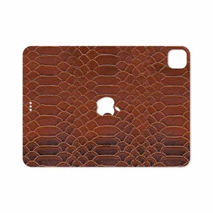 MAHOOT Brown-Snake-Leather Cover Sticker for Apple iPad Pro 11 GEN 2 2020 A2228