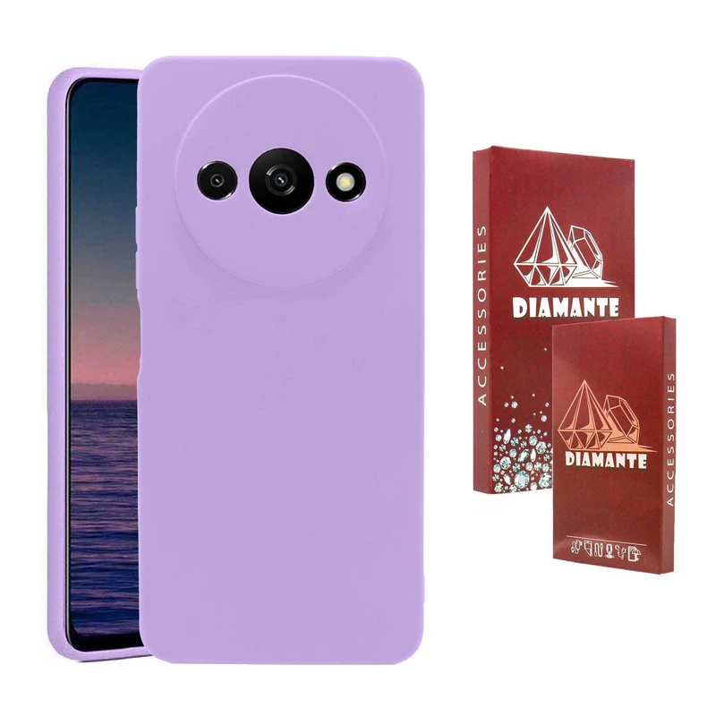 کاور دیامانته مدل Sili_77 Rd مناسب برای گوشی موبایل شیائومی Redmi A3X