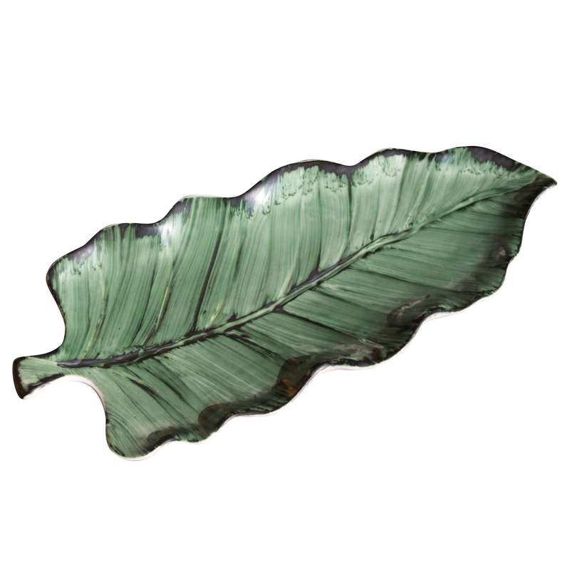 شرینی خوری سرامیکی طرح برگ