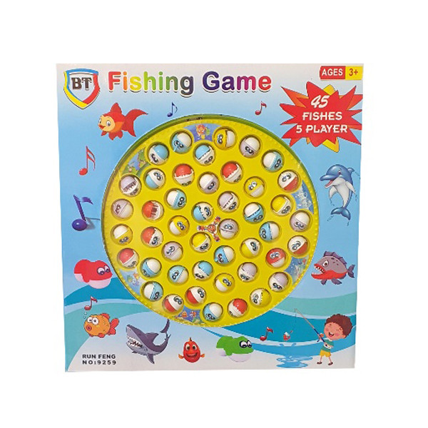 اسباب بازی مدل ماهیگیری موزیکال قلاب دار